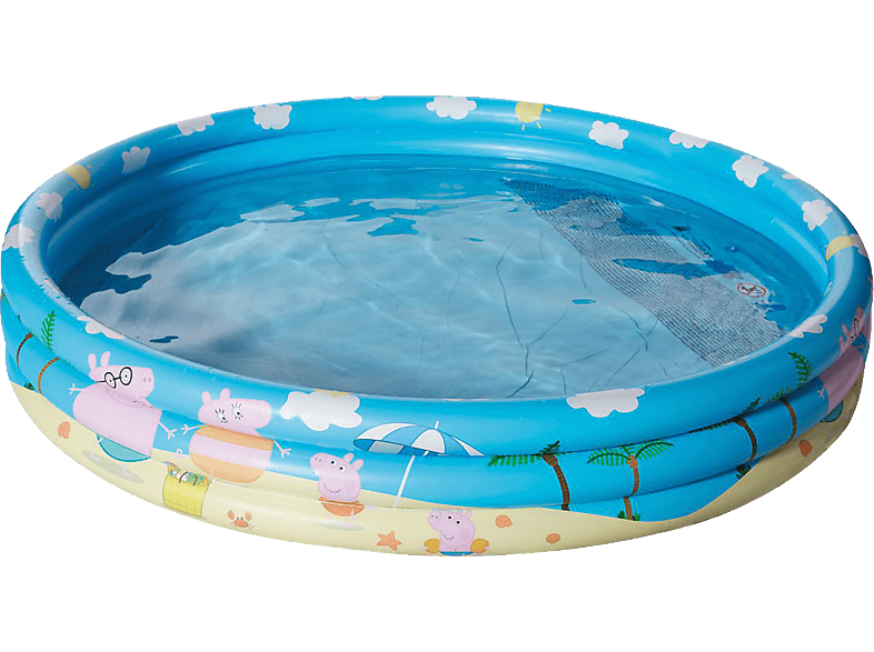 HAPPY PEOPLE PEP Peppa Pig 3-Ring-Pool, ca. 150 x 25 cm Wasserspielzeug Mehrfarbig