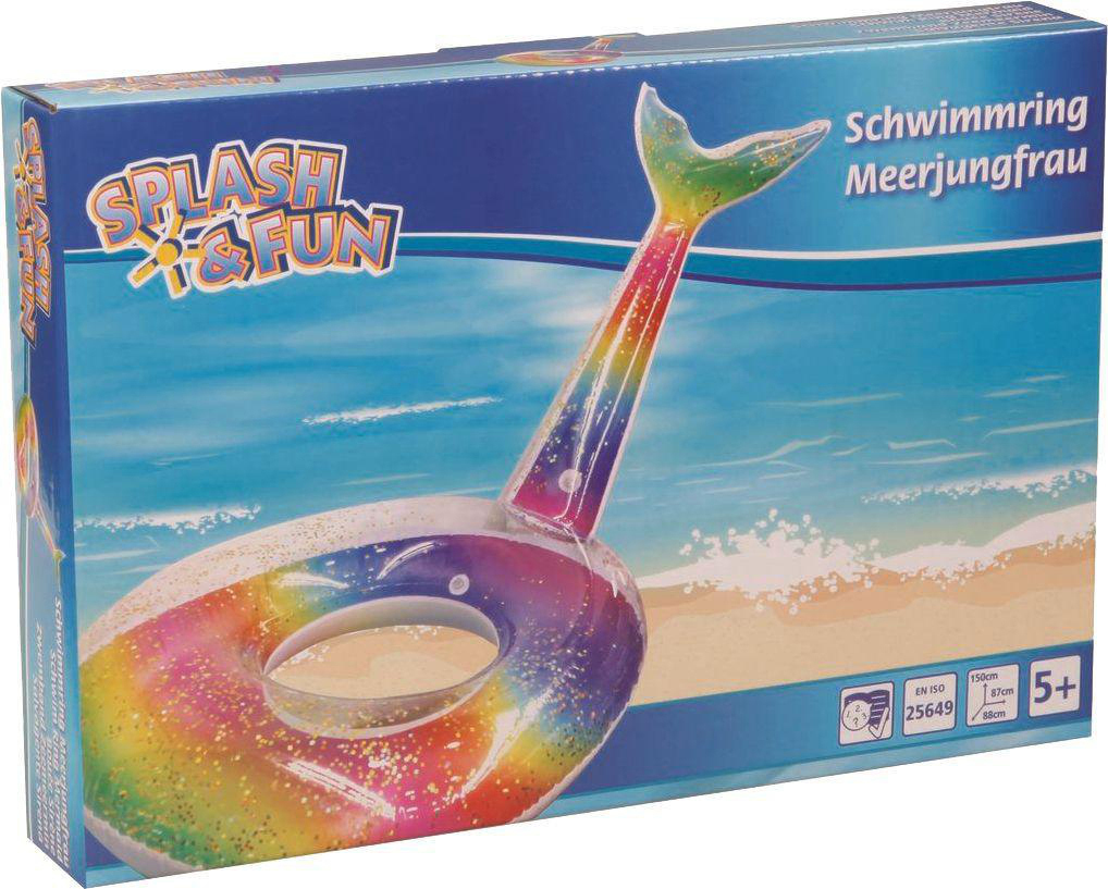SPLASH FUN Wasserspielzeug Schwimmring & Meerjungfrau Mehrfarbig Fun Splash