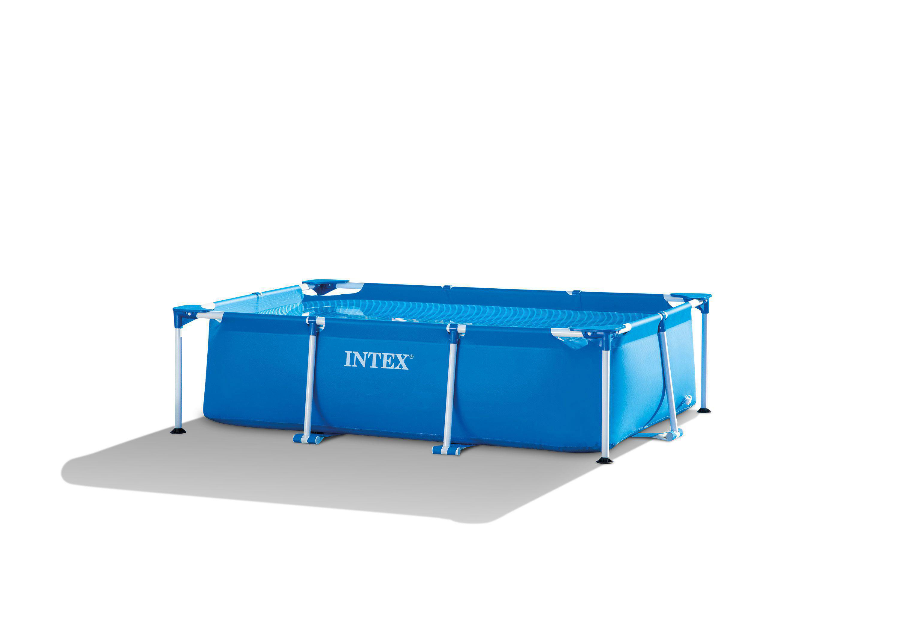 INTEX Rectangular Frame Pool, 220 150 x cm 60 x Swimmingpool Mehrfarbig