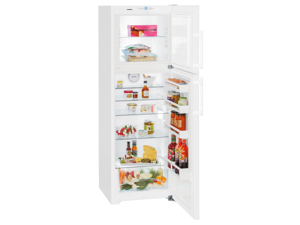 Frigorífico dos puertas - Liebherr CTP 3316, 307 l, SmartFrost, VarioSpace, SuperFrost, 176.1 cm, Blanco