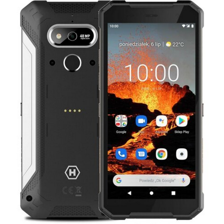 Hammer Explorer Pro 57 ips outdoor handy militärstandard smartphone megaakku 5000mah 48mp kamera esim nfc wasserdichtstoßfest lte 4g ip69 dual sim android 10 silber plata 128 gb 6 5.72 mtk6762v 5000 ik08 6128gb