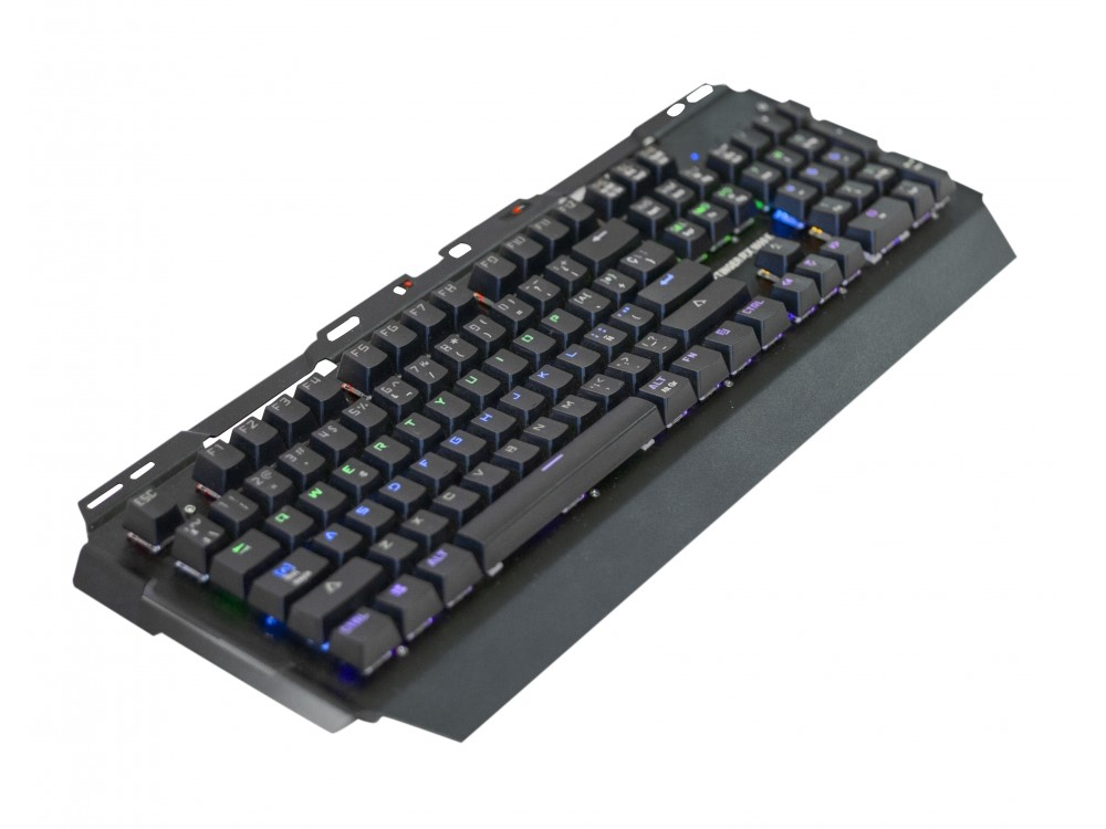 Teclado gaming - Woxter Stinger RX 1000 K, Mecánico, Multiplataforma, USB, Retroiluminado, Negro