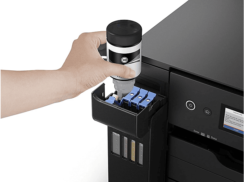 EPSON EcoTank ET-16150 Multifunktionsdrucker, WLAN, Duplexeinheit (für beidseitigen Druck), Schwarz — Foto 2 von 3