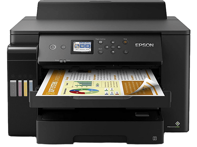 EPSON EcoTank ET-16150 Multifunktionsdrucker, WLAN, Duplexeinheit (für beidseitigen Druck), Schwarz