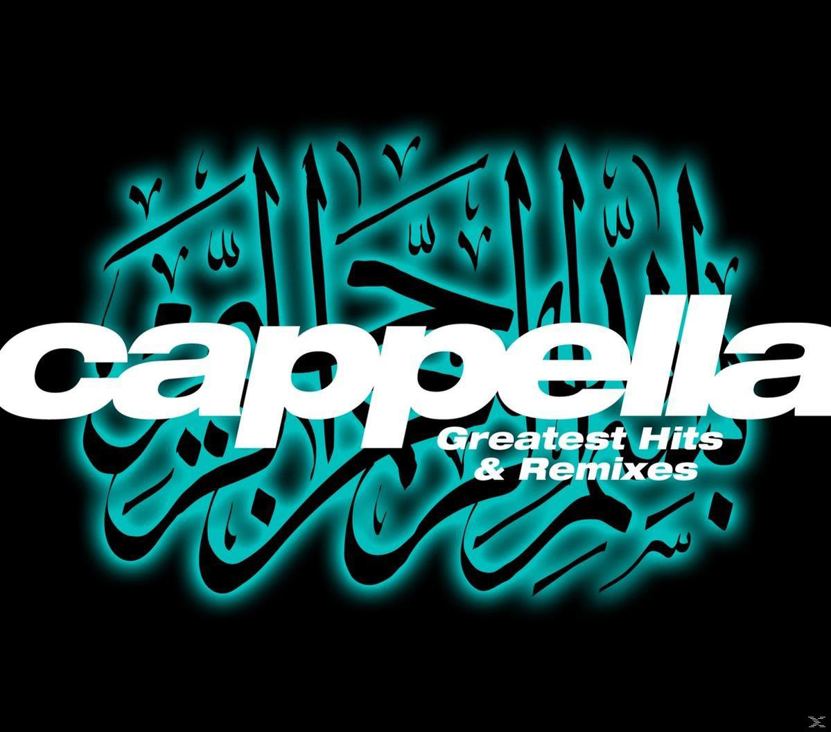 Musikalbum-Cover. Weißer Cappella-Titel auf türkisfarbenem Hintergrund mit arabischer Schrift.