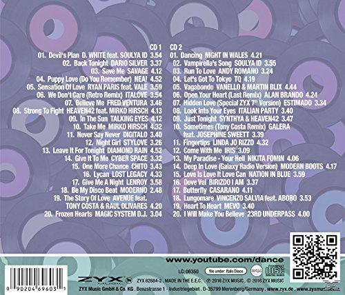 CD-Cover mit Titellisten und einem Vintage-Schallplattendesign.