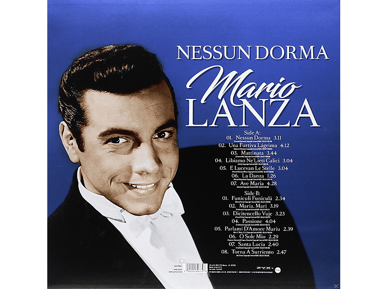 Thumbnail - Mario Lanza - Nessun Dorma (Vinyl)