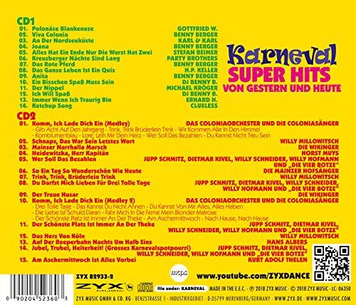 Eine gelbe CD mit Text über Musik.