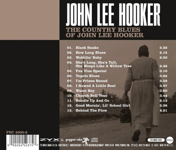 CD-Cover. Ein Mann in der Mitte geht weg, der Titel ist John Lee Hooker.