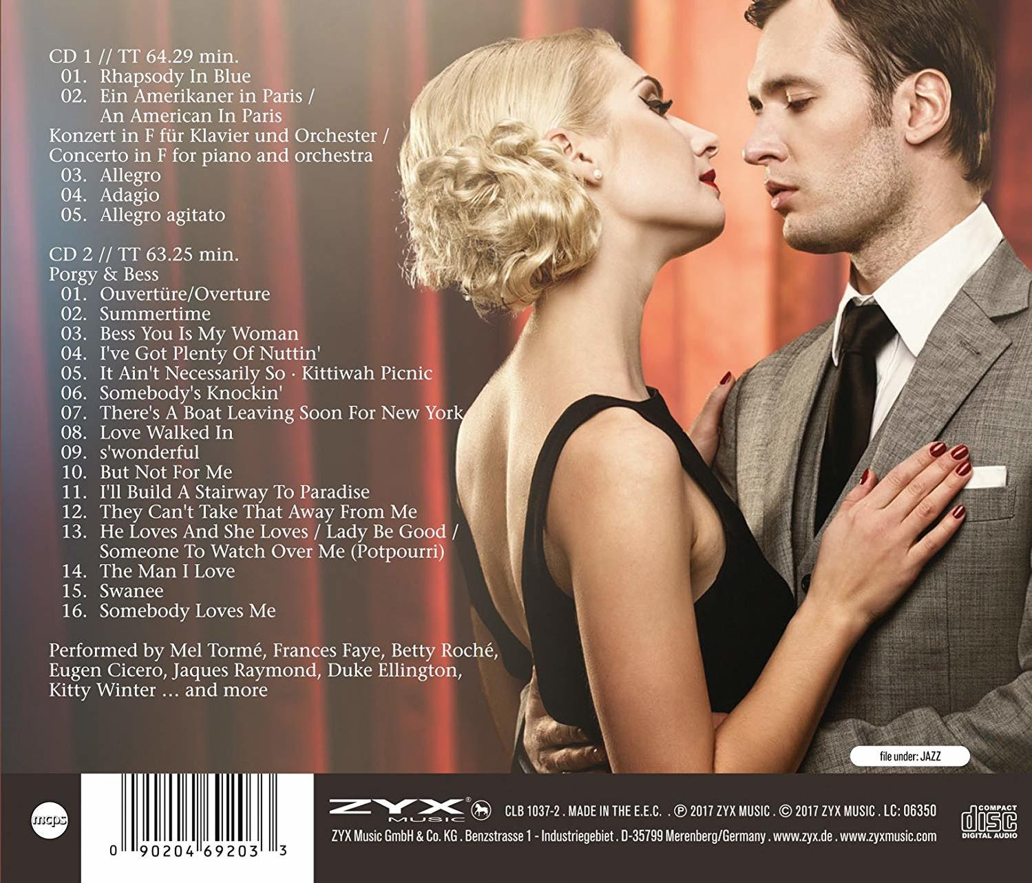 Ein Paar in Vintage-Kulisse, Albumcover einer Jazz-CD.