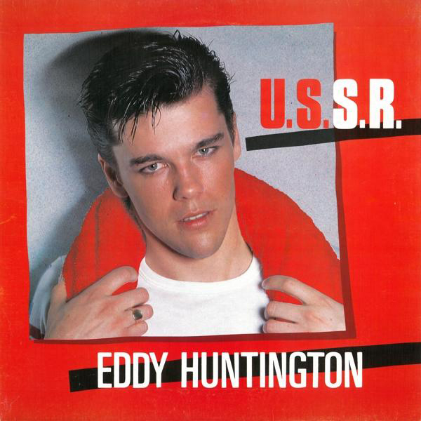 Albumcover: Eddy Huntington im roten Hintergrund.