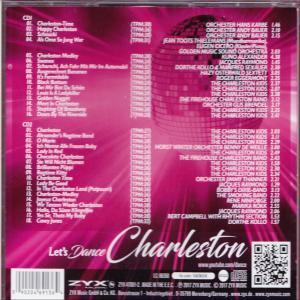 CD-Rückseite mit Titelliste und Logo.