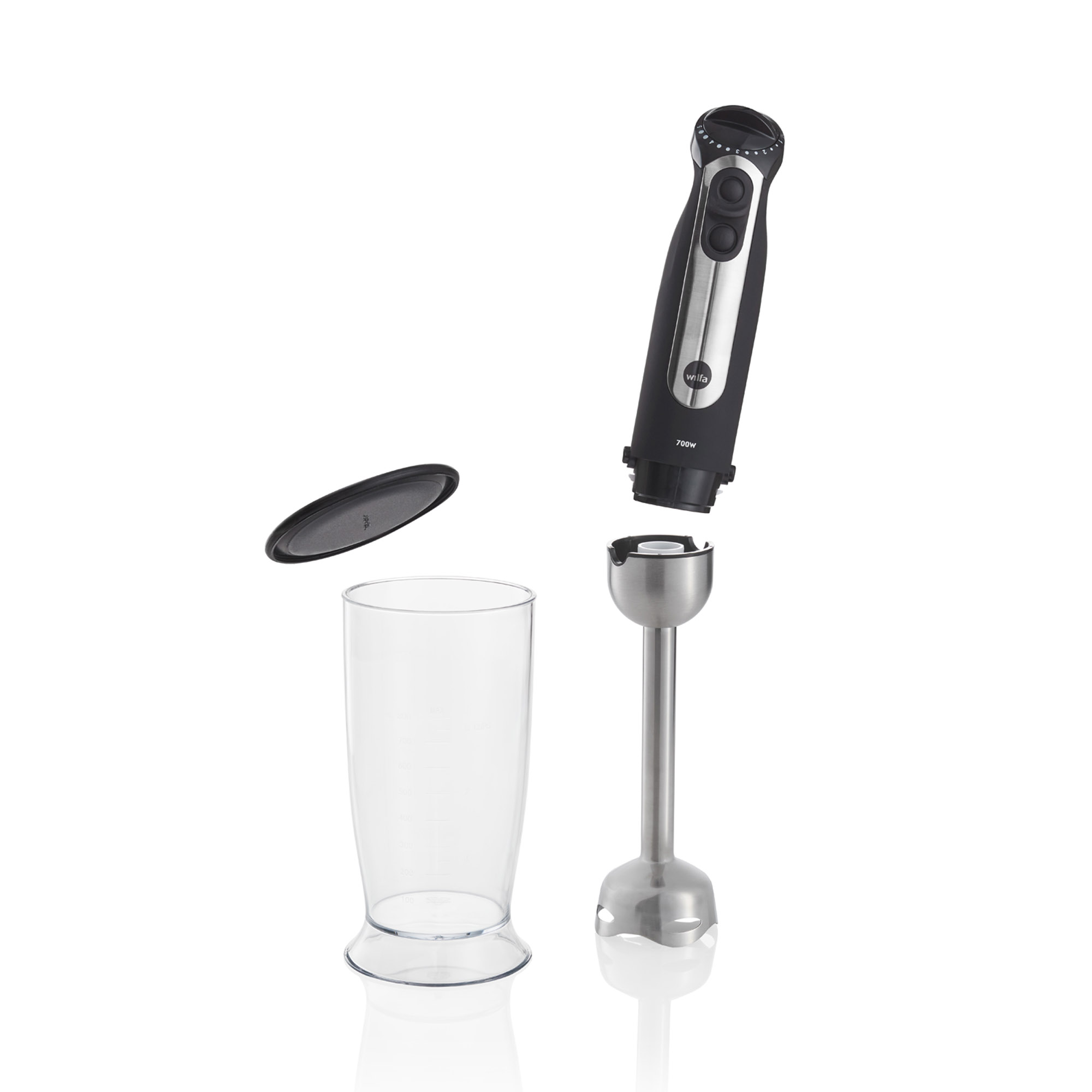WILFA SM-1B ESSENTIAL Stabmixer Schwarz (700 Watt)