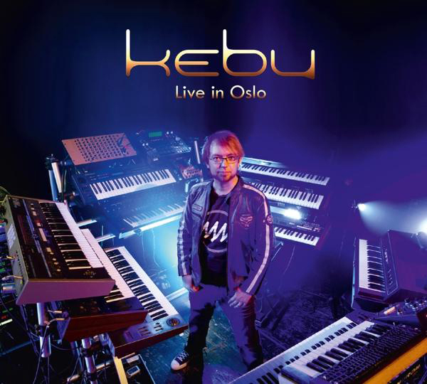 Albumcover mit einem Mann und Keyboards.