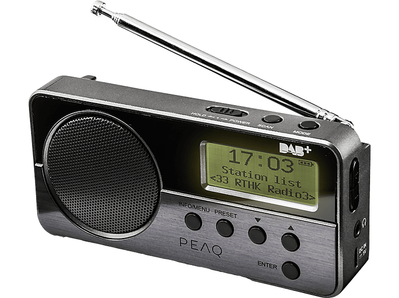 Peaq Pdr050-b-1 Dab+ Portable Radio