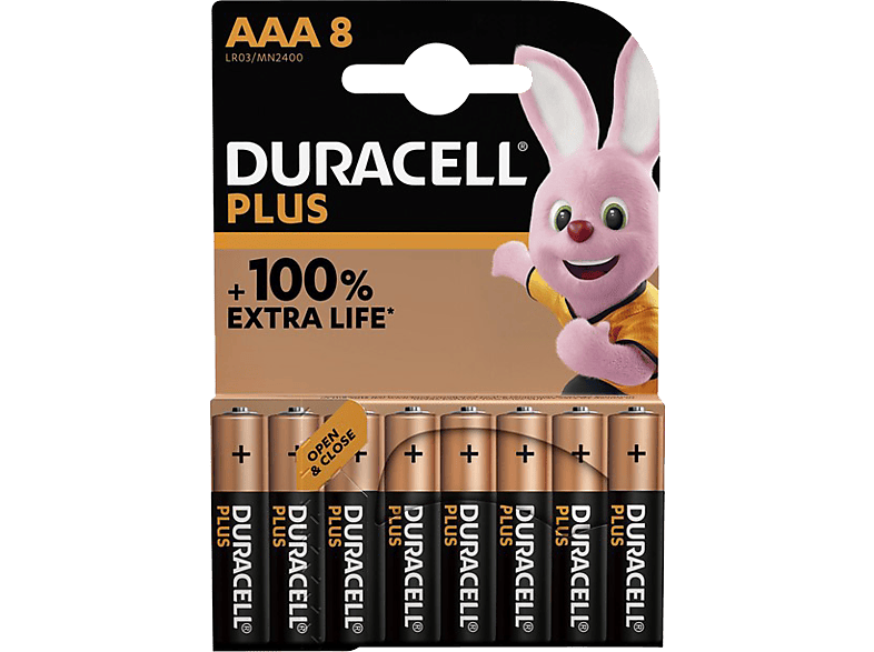 Duracell Plus 8x Aaa afbeelding