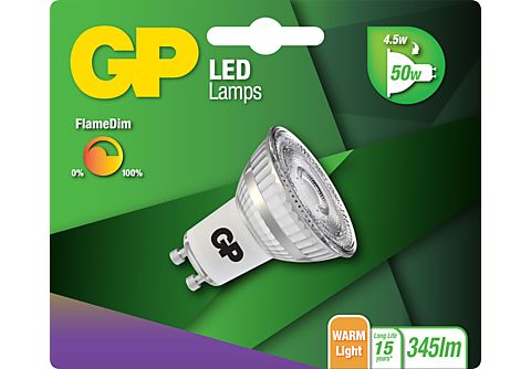 GP LIGHTING Ampoule Blanc chaud GU10 4.5 W (087458-LDCE1)