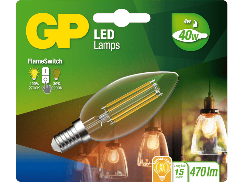 Gp Lighting Ampoule Led Vintage Light E14 085348 Ldce1
