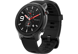 XIAOMI Amazfit GTR Lite (47mm) - Smartwatch (120mm+75mm, Silicone, Nero)