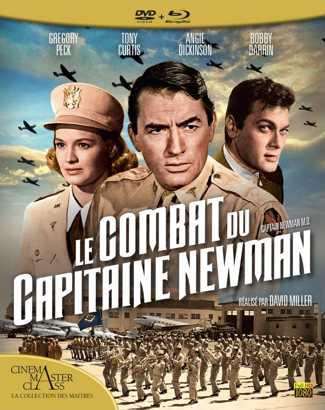 Filmposter met Gregory Peck, Tony Curtis en Angie Dickinson.