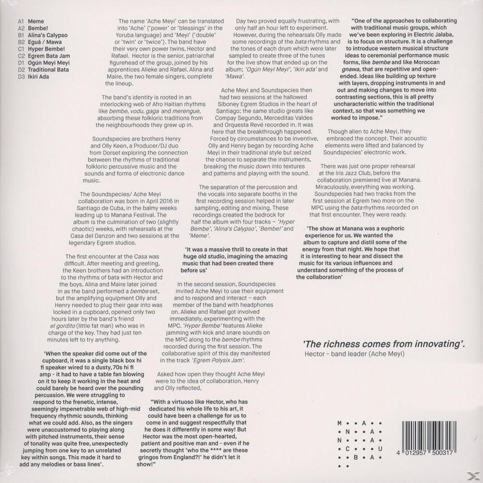 Soundspecies & Ache Meyi - Soundspecies & Ache Meyi  - (Vinyl)
