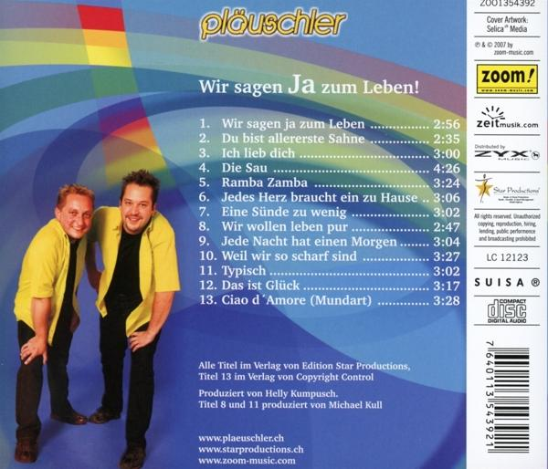 Pläuschler - Wir Sagen Ja Zum Leben  - (CD)