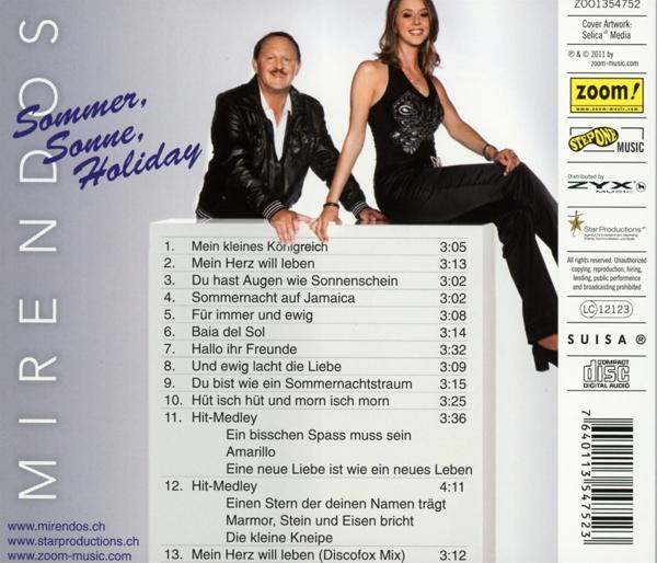 Mirendos - Sommer, Sonne, - Holiday (CD)