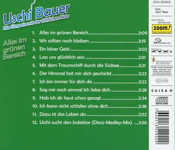 Uschi Bauer - Alles Im Grünen Bereich  - (CD)