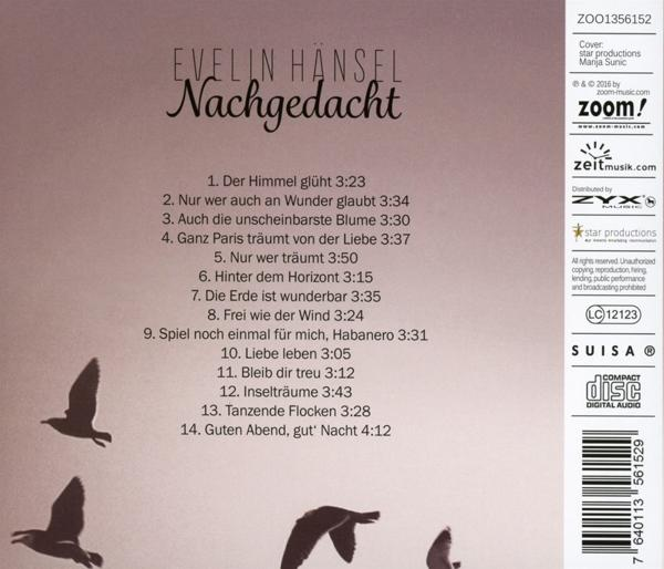 Evelin Hänsel - Nachgedacht  - (CD)