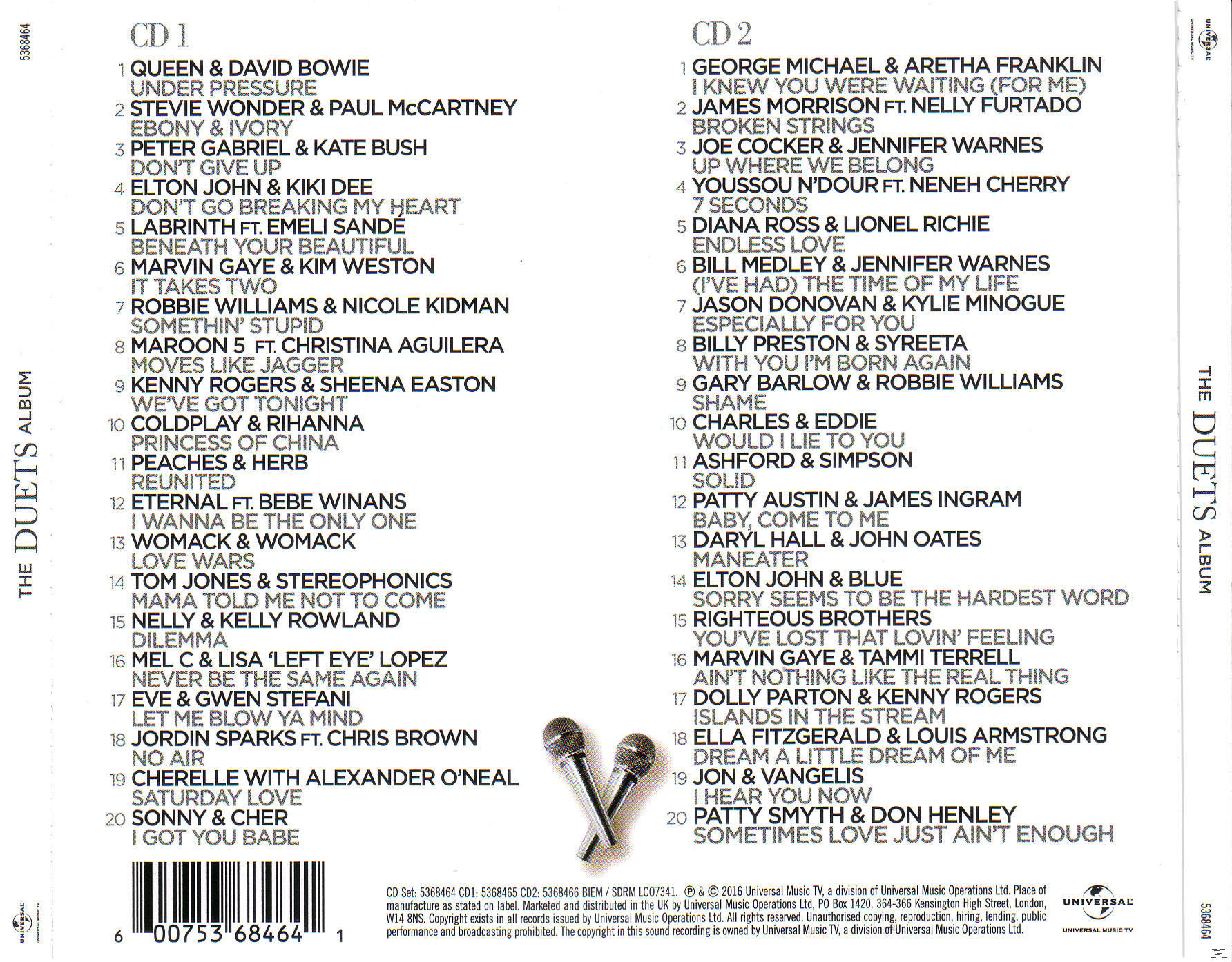 (CD) Duets - Album VARIOUS The -