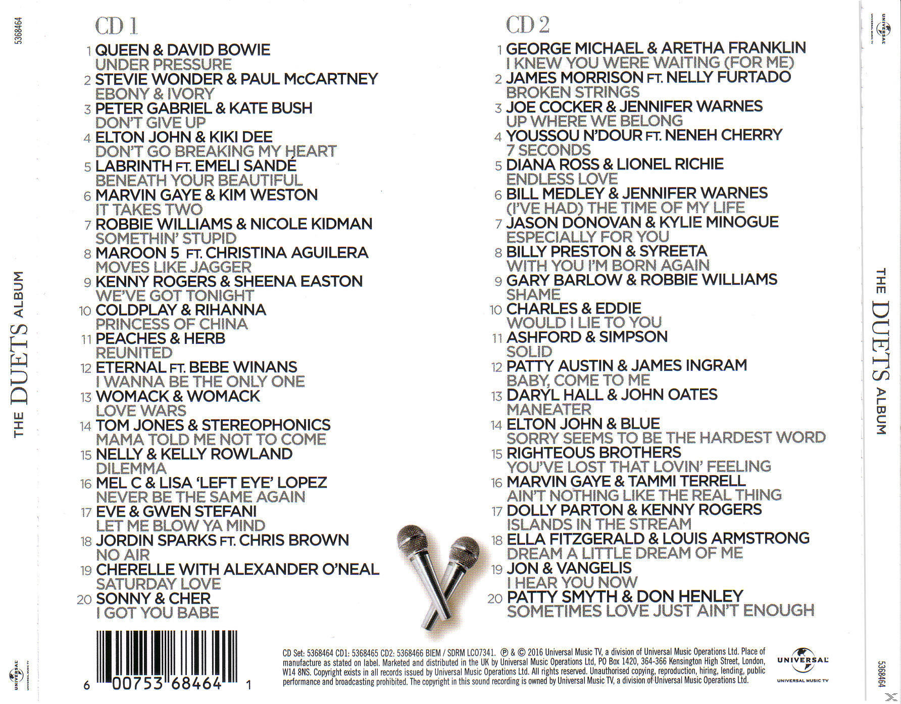 VARIOUS - The Duets Album  - (CD)