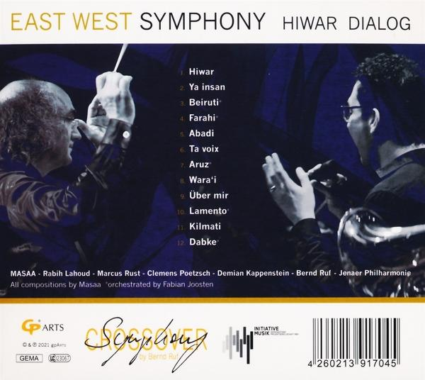 Masaa/Jenaer Philharmonie - East West Symphony-Hiwar  - (CD)