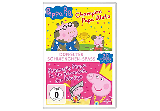 Peppa Pig - Prinzessin Peppa & Sir Schorsch der Mutige & Peppa Pig - Champion Papa Wutz und andere Geschichten DVD