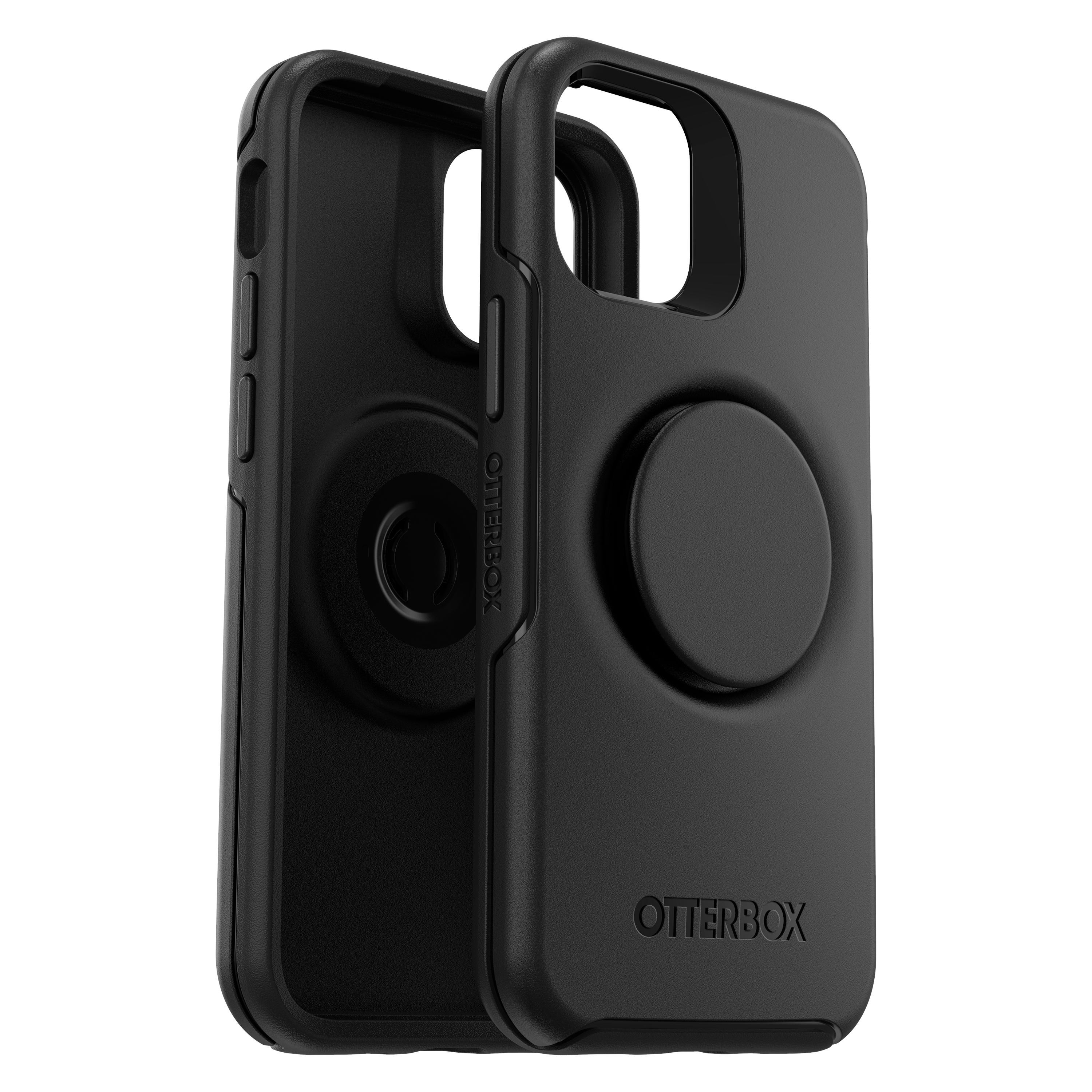 OTTERBOX Otter+Pop Symmetry Series, Backcover, 12 Apple, Schwarz iPhone Mini