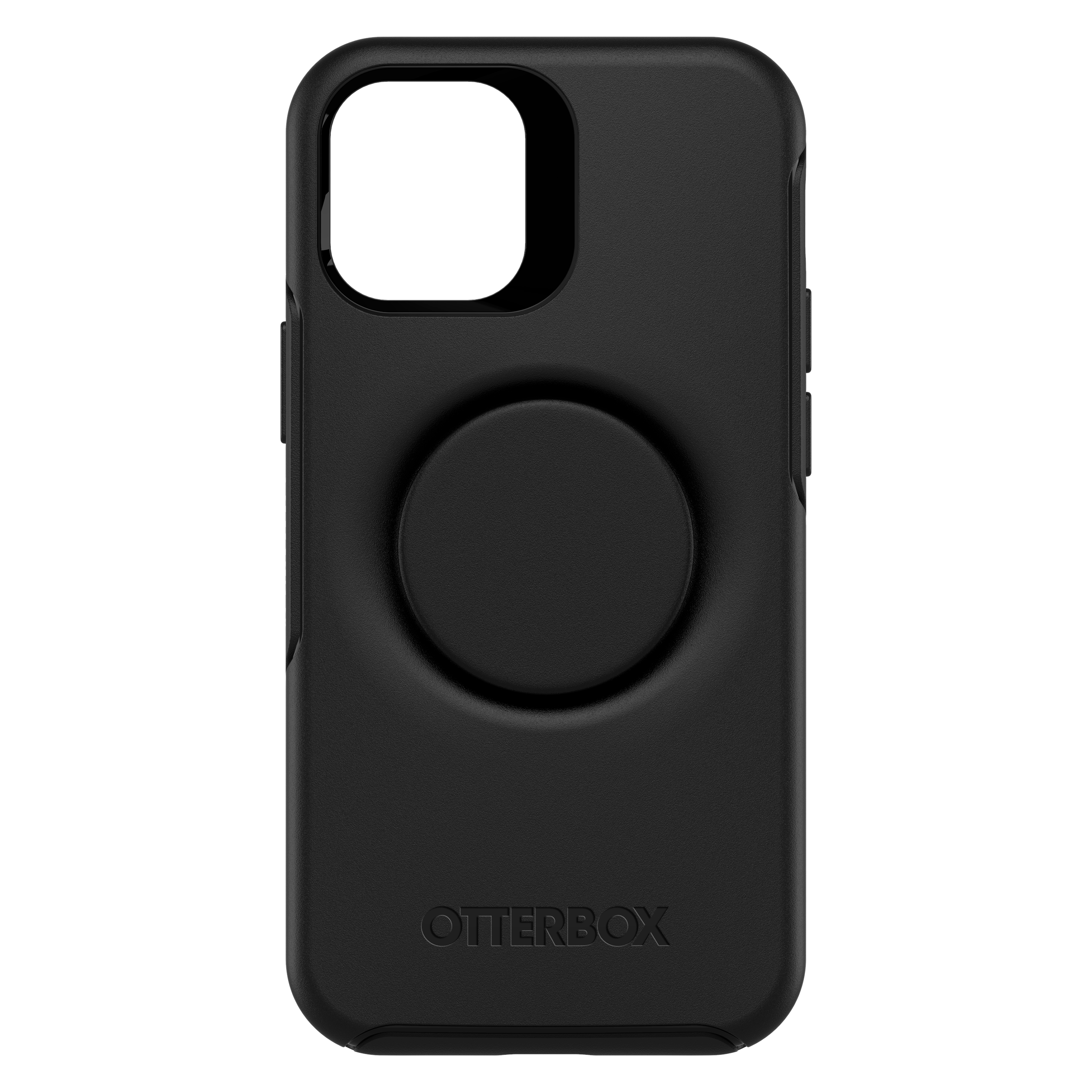 OTTERBOX Otter+Pop Symmetry Series, Backcover, Apple, iPhone 12 Mini, Schwarz