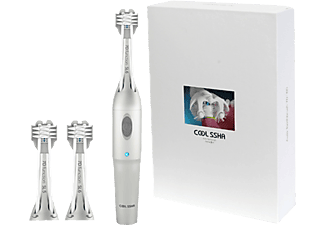 COOLSSHA 7D Premium - Brosse à dents électrique (Gris)