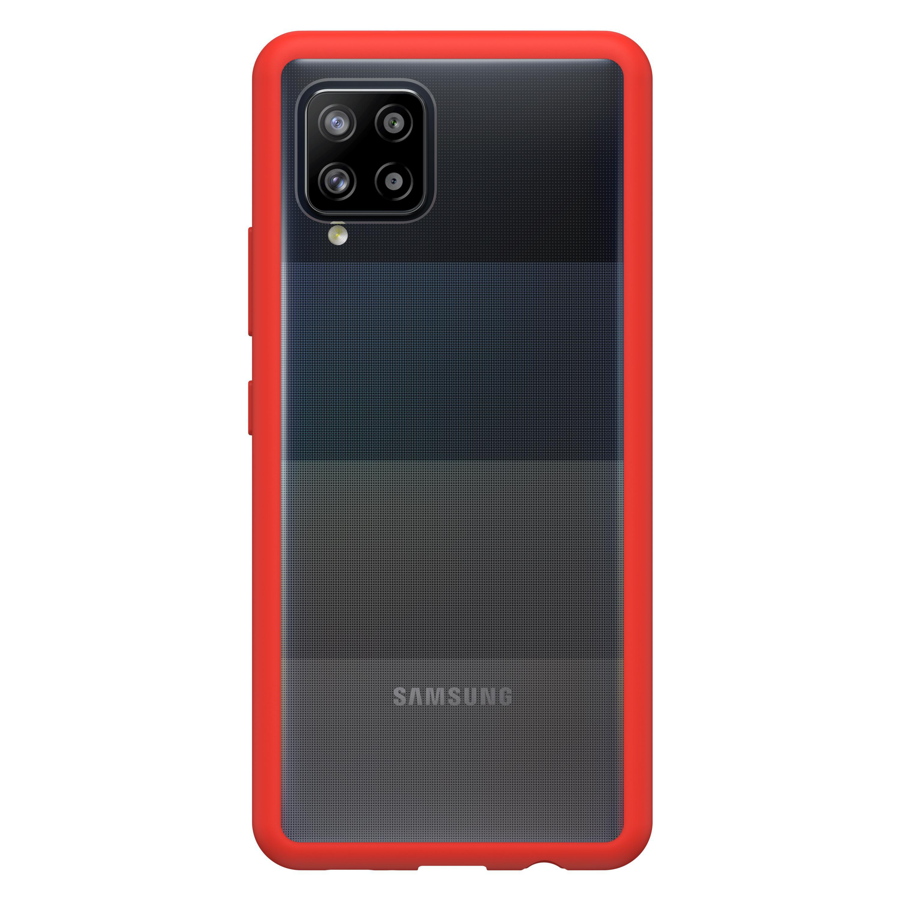 OTTERBOX React Series Case 16.8 cm (6.6 Galaxy 5G, A42 Handy-Schutzhülle Transparent/Rot Backcover, Samsung, Zoll) 
