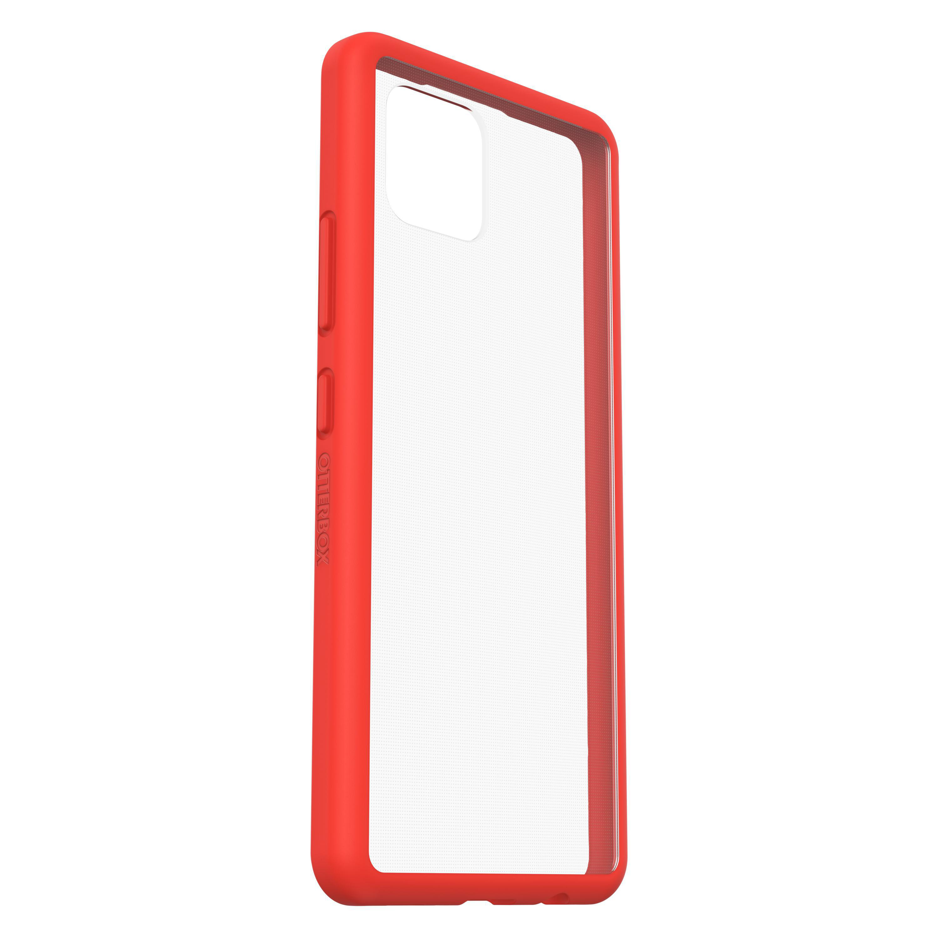 OTTERBOX React Series 16.8 Galaxy cm Case , Zoll) 5G, Backcover, Samsung, Handy-Schutzhülle (6.6 A42 Transparent/Rot