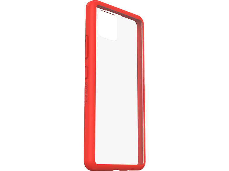 OTTERBOX React Series Case Handy-Schutzhülle 16.8 cm (6.6 Zoll) , Backcover, Samsung, Galaxy A42 5G, Transparent/Rot