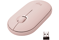 LOGITECH Maus Pebble M350, Bluetooth/USB, 1000dpi, Kabellos, Rosa