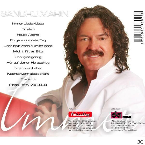 Sandro Marin - Immer Wieder Liebe  - (CD)