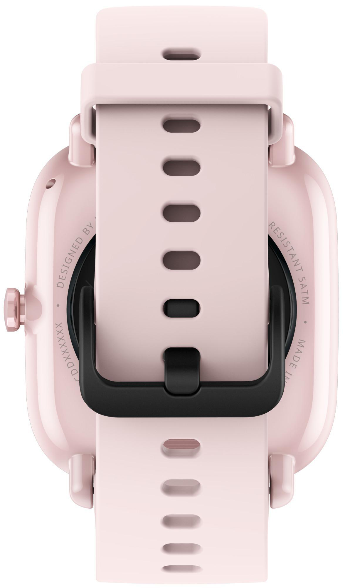 AMAZFIT A2018 GTS 2 mini Smartwatch Aluminium + Kunststoff Fluorelastomerkautschuk, 120 mm + 85 mm, Flamingo Pink