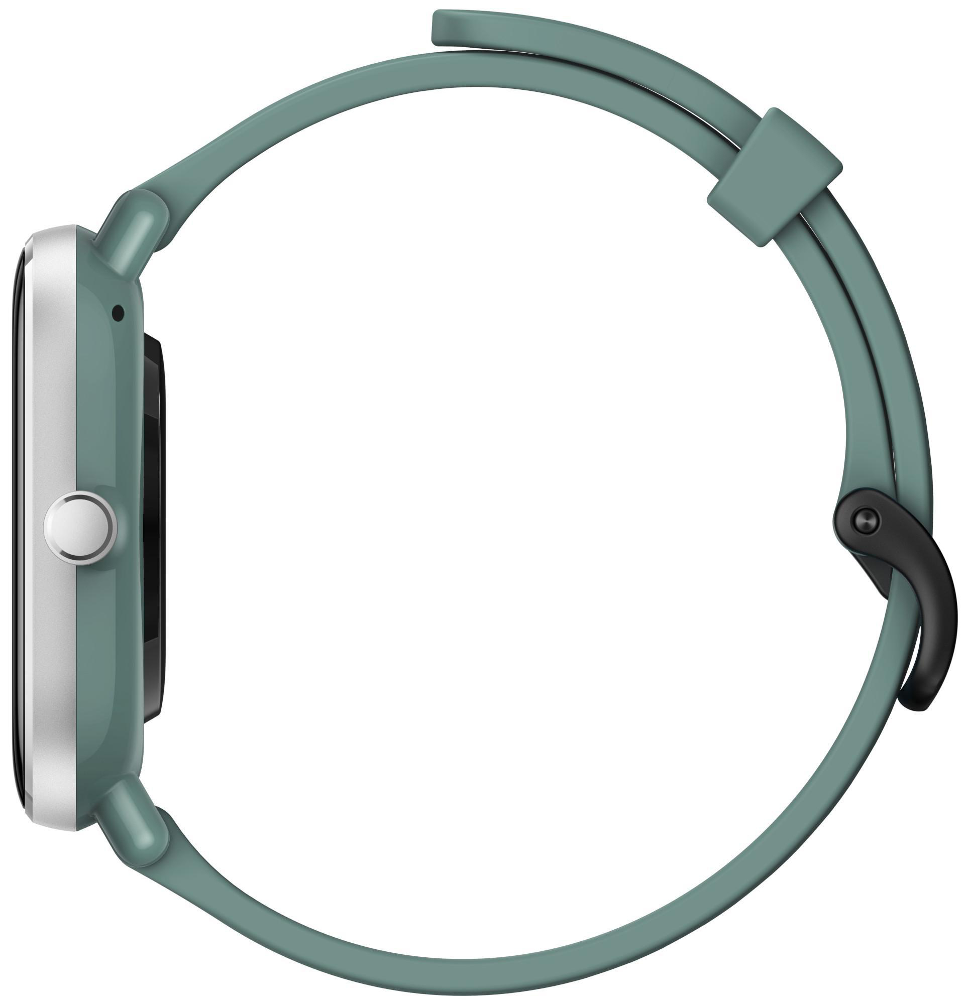 AMAZFIT A2018 GTS 2 mini Smartwatch Aluminium + Kunststoff Fluorelastomerkautschuk, 120 mm + 85 mm, Sage Green