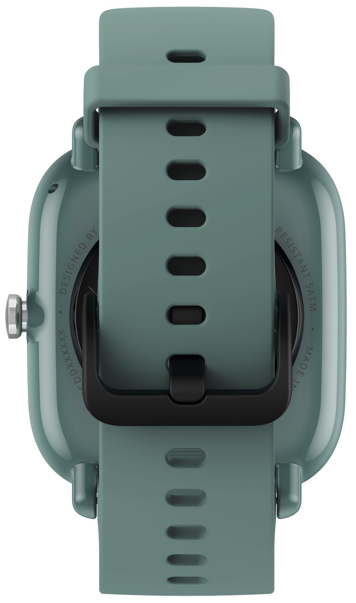 AMAZFIT A2018 GTS 2 mini Smartwatch Aluminium + Kunststoff Fluorelastomerkautschuk, 120 mm + 85 mm, Sage Green