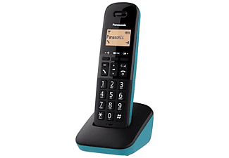 Teléfono - Panasonic KX-TGB610SPC, Inalámbrico, 50 contactos, Bloqueo de Llamada, No Molestar, Azul