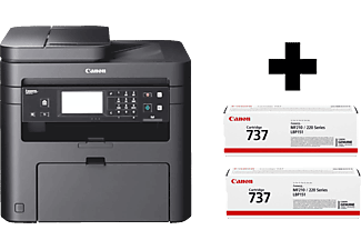 CANON MF237W + 2x Toner 737 - Bundle - Système multifonctionnel