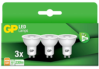 GP LIGHTING Ampoule Blanc chaud GU10 3.7 W - 3 pièces (087427-LDCE3)