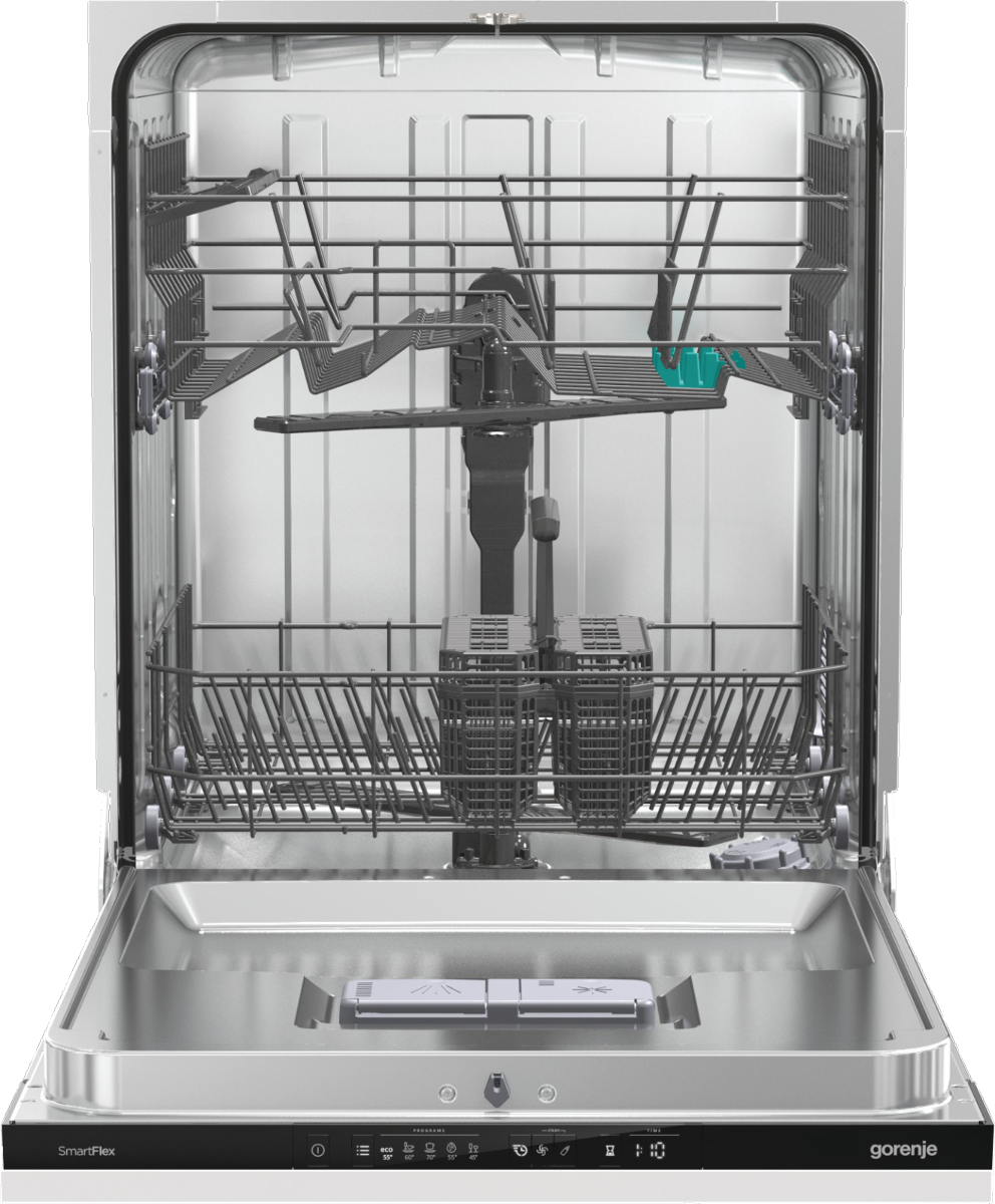 GORENJE GV631E60 beépíthető mosogatógép, 15' gyorsprogram, TotalDry szárítás, SmartFlex evőeszközkosár,AutoProgram