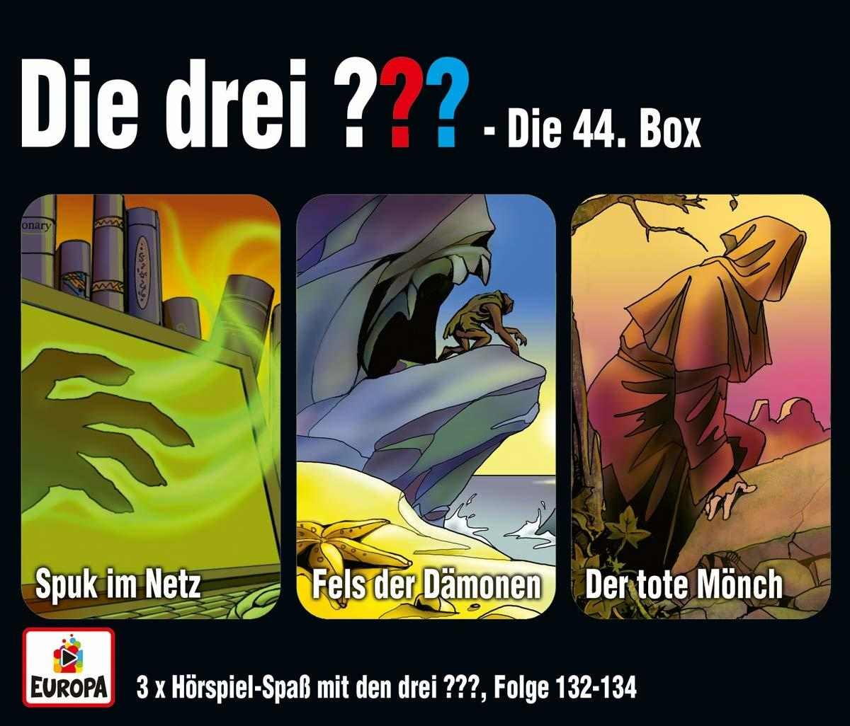 Buchcover mit drei Comic-Panels, Text und Illustrationen.
