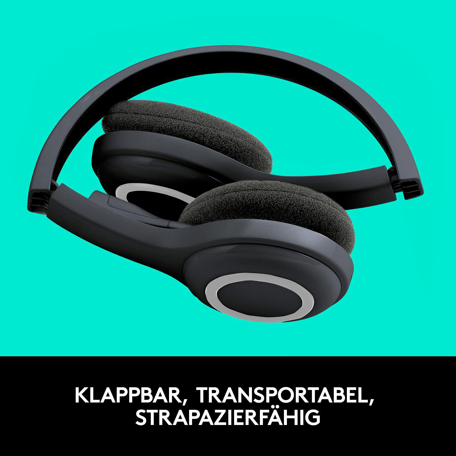 LOGITECH H600, On-ear Headset Schwarz
